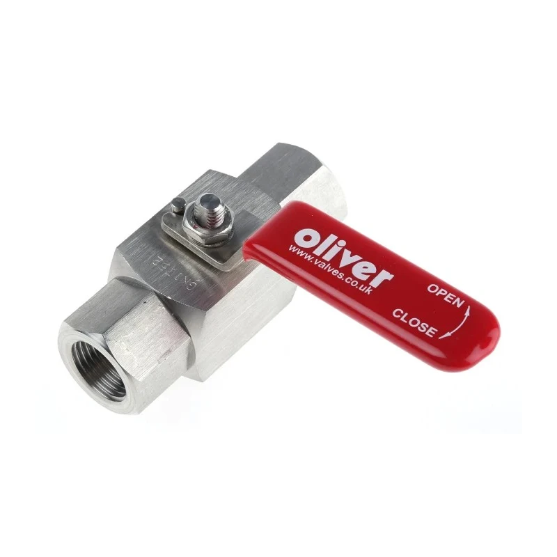 RS PRO Stainless Steel Two-Way Hydraulic Ball Valve BSP Threaded Port 1/2 Inch 6000 psi Operating Pressure 324-5032