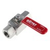 RS PRO Stainless Steel Two-Way Hydraulic Ball Valve BSP Threaded Port 1/2 Inch 6000 psi Operating Pressure 324-5032