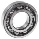 SKF Single Row Deep Groove Ball Bearing, 35 mm Inside Diameter, 72 mm Outside Diameter, 17 mm Race Width, Sheet Metal 6207