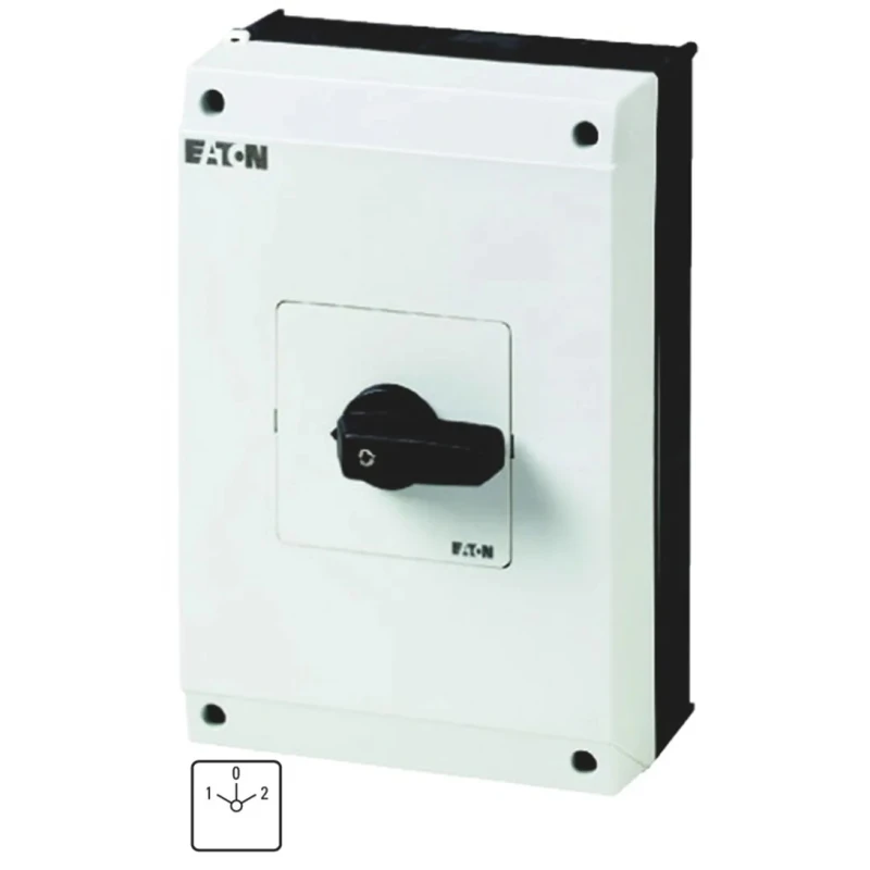 Eaton 2-Pole Surface Isolator Switch IP65, 520A, 22 kW, 1 Phase, Black Handle 