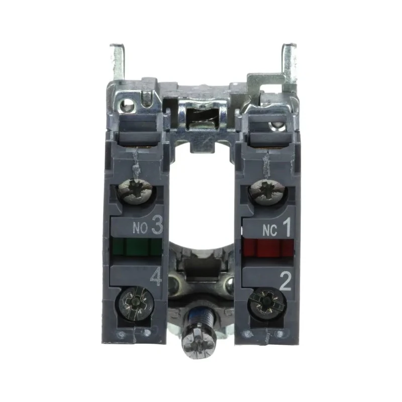 Schneider Electric Harmony Series Contact Block, 600V Voltage, 10A Current Rating, 1 NO/1 NC Contact Configuration ZB4BZ105