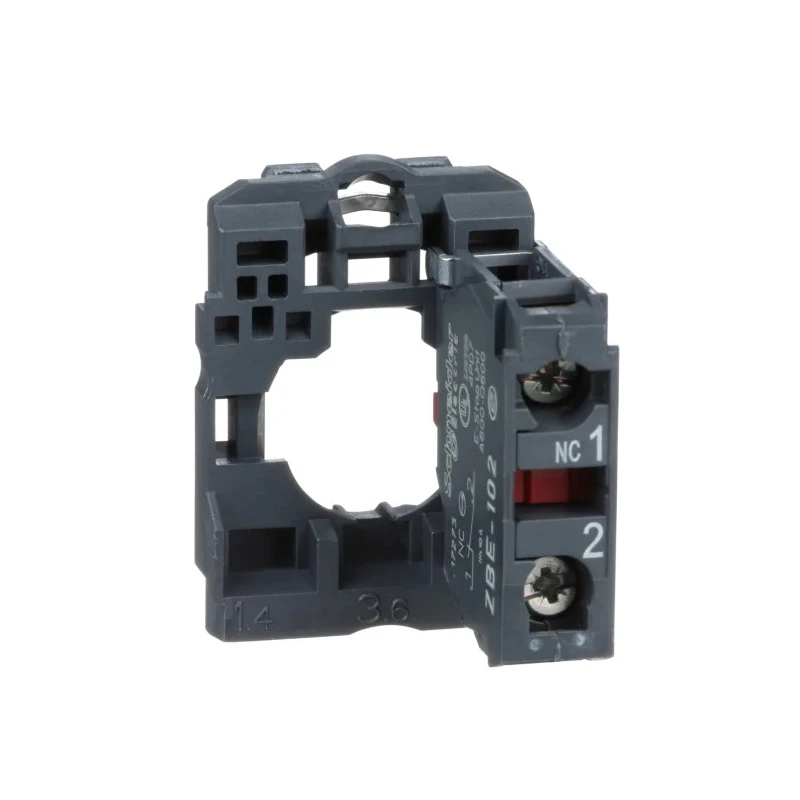 Schneider Electric Harmony Series Contact Block 600V, SPST, 10A Current Rating ZB5AZ102