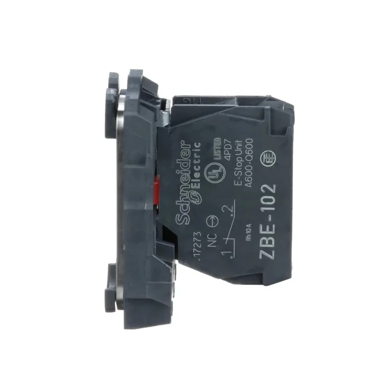 Schneider Electric Harmony Series Contact Block 600V, SPST, 10A Current Rating ZB5AZ102