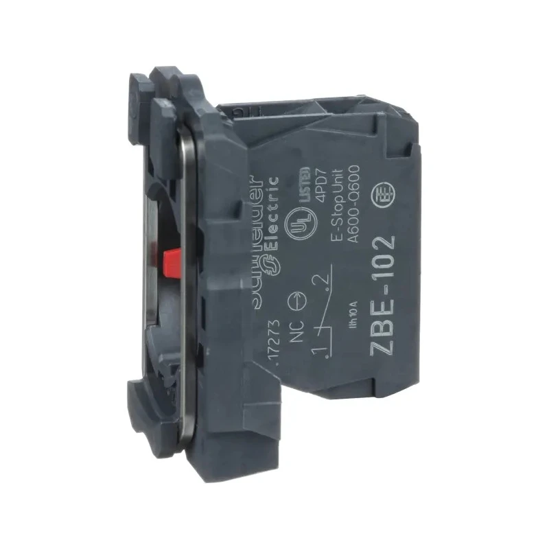 Schneider Electric Harmony Series Contact Block 600V, SPST, 10A Current Rating ZB5AZ102