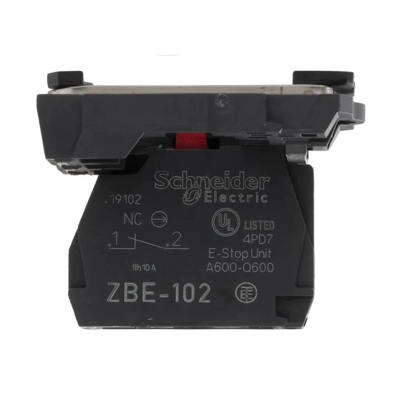 Schneider Electric Harmony Series Contact Block 600V, SPST, 10A Current Rating ZB5AZ102