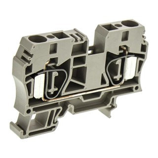 Weidmüller ZDU Series Feed Through Terminal Block Brown 10mm² 1-Level Clamp 1746750000