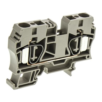 Weidmüller ZDU Series Feed Through Terminal Block Brown 10mm² 1-Level Clamp 1746750000