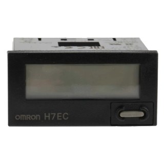 Omron Industrial Automation 8 Digit Manual Reset Counter 8.6mm Digit Height H7EC