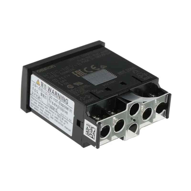 Omron Industrial Automation 8 Digit Manual Reset Counter 8.6mm Digit Height H7EC