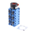 Kraus & Naimer 3 Position Cam Switch 60° Angle, 20 A, 6 Poles, Screw Terminal CHR10.A362/GBA001.*FT