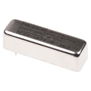 Meder SPNO Reed Relay Encapsulated Nickel-Plated Steel Case -20°C to +70°C BE24-1A74-M
