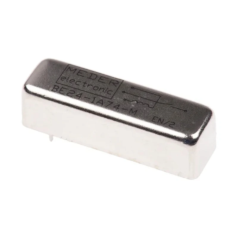 Meder SPNO Reed Relay Encapsulated Nickel-Plated Steel Case -20°C to +70°C BE24-1A74-M
