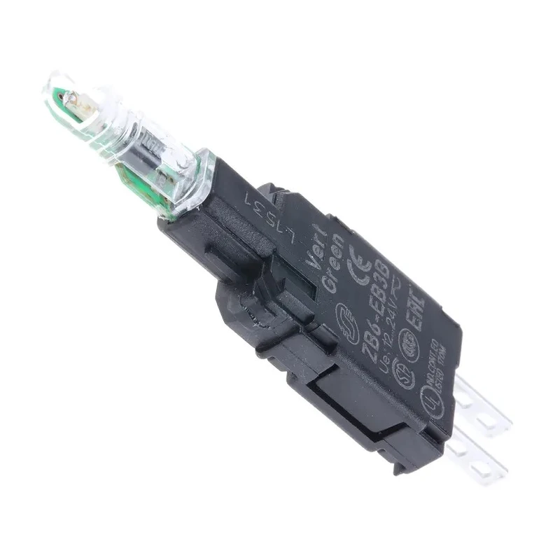 Schneider Electric Harmony Series Light Block, LED Illuminated, 30V ac/dc, Green, FASTON Terminal, Model ZB6EB3B