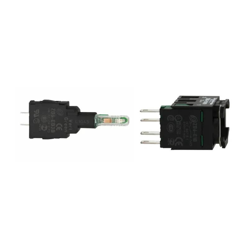 Schneider Electric Harmony Series Light Block, LED Illuminated, 30V ac/dc, Green, FASTON Terminal, Model ZB6EB3B