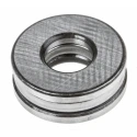 SKF Thrust Ball Bearing, 1 Row, 10 mm Inner Diameter, 24 mm Outer Diameter, 9 mm Race Width, Steel Balls, Sheet Metal 51100