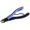 Lindstrom Ultra Flush ESD Safe Cable Cutter, Jaw Width 10mm, Overall Length 147mm, High Performance Steel Alloy RX 8162