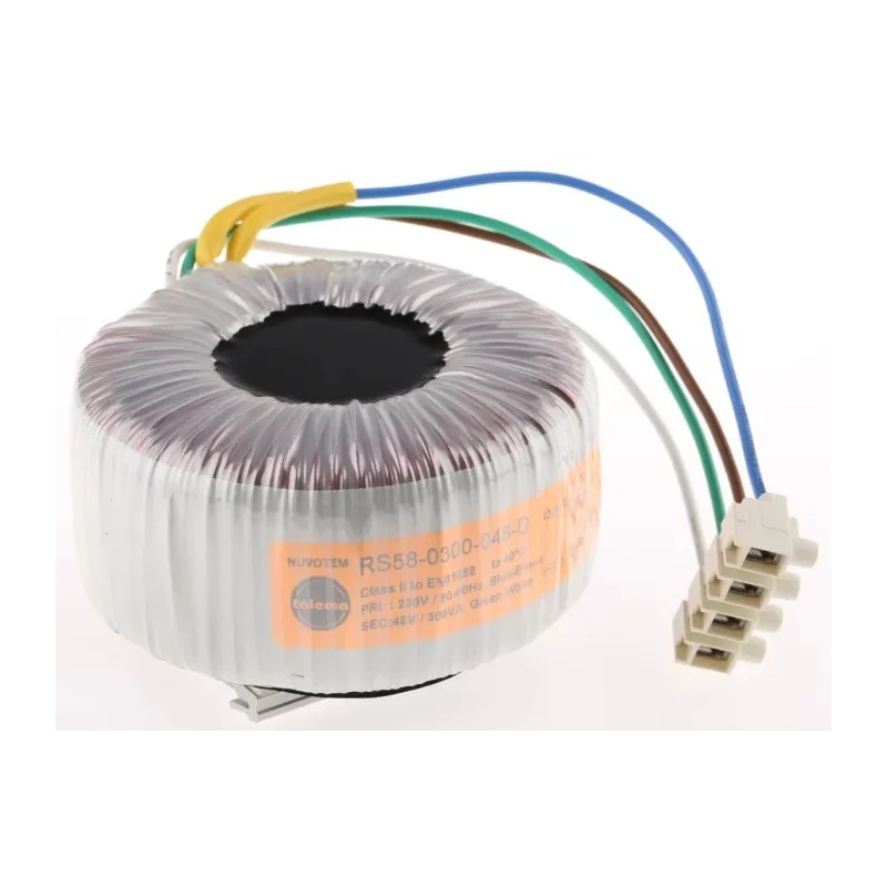 Nuvotem Talema 230 V ac 48 V ac Toroidal Transformer 1 Output 300 58-0300-048-D