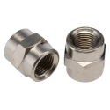 Legris LF3000 Series Female Brass Pneumatic Fitting Threaded G 1/8 in, Nickel Finish 0902 00 10