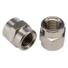 Legris LF3000 Series Female Brass Pneumatic Fitting Threaded G 1/8 in, Nickel Finish 0902 00 10