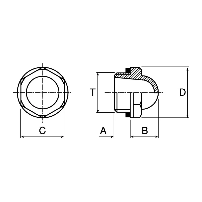 Elesa Liquid Level Indicator G 1 to 1/4 in, Polyamide Technopolymer Housing, Nitrile Rubber Seal, 2 bar Pressure 11111