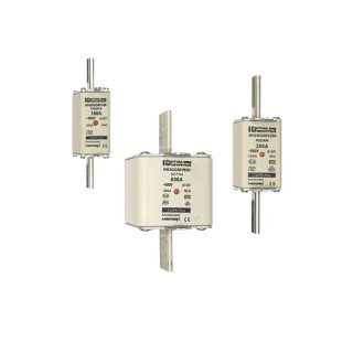 Mersen 40A NH Fuse NH000 500V AC Ceramic gG Type with Leaf Spring Fuse Indicator NH000