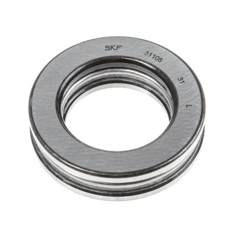 SKF Single Direction Thrust Ball Bearing 25 mm ID, 42 mm OD, Race Width 11 mm, Cage Sheet Metal, Steel Balls 51105