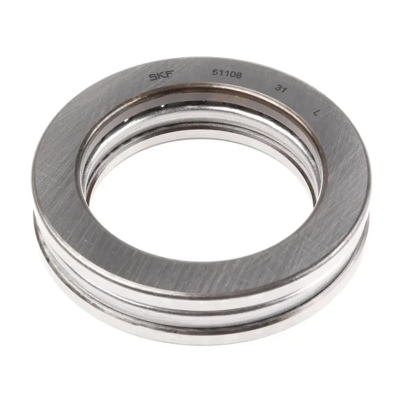 SKF Thrust Ball Bearing 1 Row, Steel Balls, Sheet Metal Cage, 40 mm Inside Diameter, 60 mm Outside Diameter, 13 mm 51108