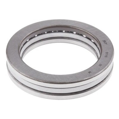 SKF Thrust Ball Bearing 50 mm ID, 70 mm OD, 14 mm Race Width, Sheet Metal Cage, Steel Balls 51110