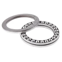 SKF Thrust Ball Bearing 50 mm ID, 70 mm OD, 14 mm Race Width, Sheet Metal Cage, Steel Balls 51110