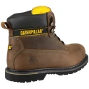 CAT Holton Brown Steel Toe Capped Men's Safety Boots Size UK 12, EU 46, Heat Resistant Sole, Lace Up P708025