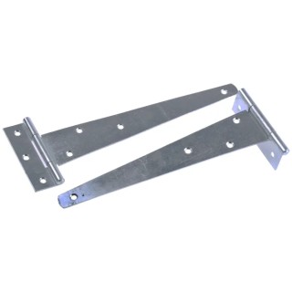 RS PRO Galvanised Steel Tee Hinge with Fixed Pin, 254 mm Length 297-8624