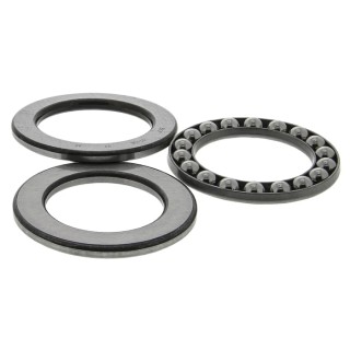 SKF 1 Row Thrust Ball Bearing 30 mm Inside Diameter 47 mm Outside Diameter 11 mm Race Width Sheet Metal Cage Steel 51106