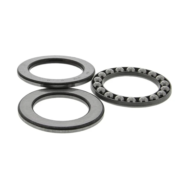 SKF 1 Row Thrust Ball Bearing 30 mm Inside Diameter 47 mm Outside Diameter 11 mm Race Width Sheet Metal Cage Steel 51106