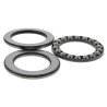 SKF 1 Row Thrust Ball Bearing 30 mm Inside Diameter 47 mm Outside Diameter 11 mm Race Width Sheet Metal Cage Steel 51106