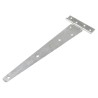 RS PRO Galvanised Steel Tee Hinge with Fixed Pin, 406.4mm Length 297-8652