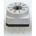 Hartmann Rotary Flush Rotary Coded DIP Switch Through Hole Solder PT65701L508