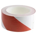 Brady White, Red Polyvinyl Chloride Lane Marking Tape 50mm x 33m, 0.14mm Thickness 255296