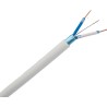 Belden Multi-Core Industrial Cable 2 Cores 0.33mm² 22 AWG Screened 305 m 300V White Polyethylene Sheath 7703NH.00305
