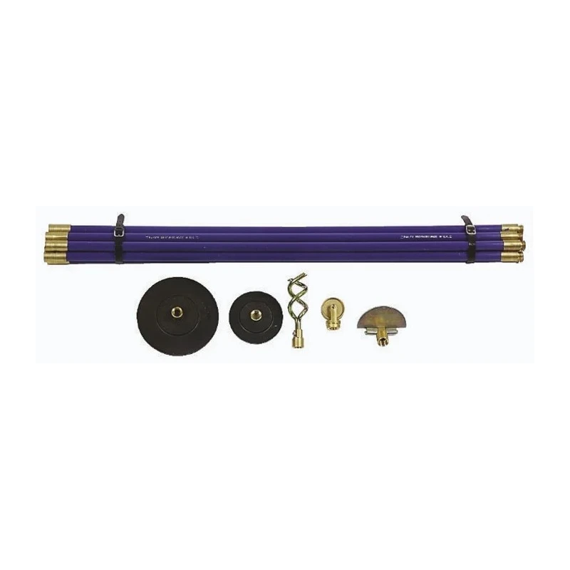 RS PRO Universal Drain Rod Set 10 Interlocking Rods 3 ft Length Each with Brass Lockfast Joints 388-8257