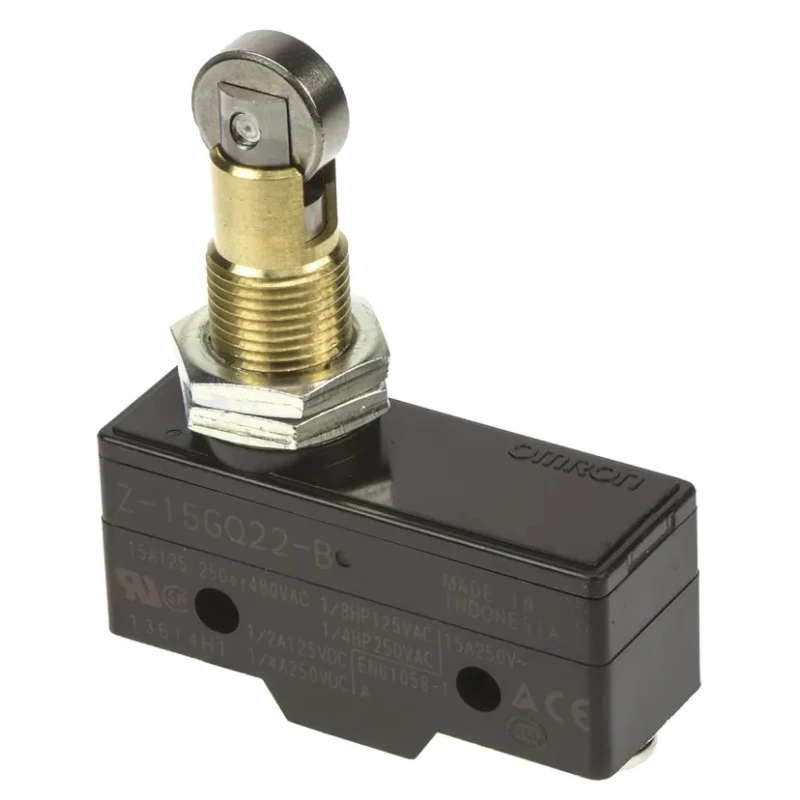 Omron Z Series Plunger Limit Switch SPDT PVC Phenolic Resin Metal Housing 250V AC 15A IP00 