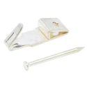 RS PRO Steel Brass Plated Angle Drive Hook 397-4847