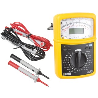 Chauvin Arnoux Handheld Multimeter CA 5011, 5 AC/DC Voltage Ranges up to 600 V, 6 AC/DC Current Ranges up to 10 P01196311E