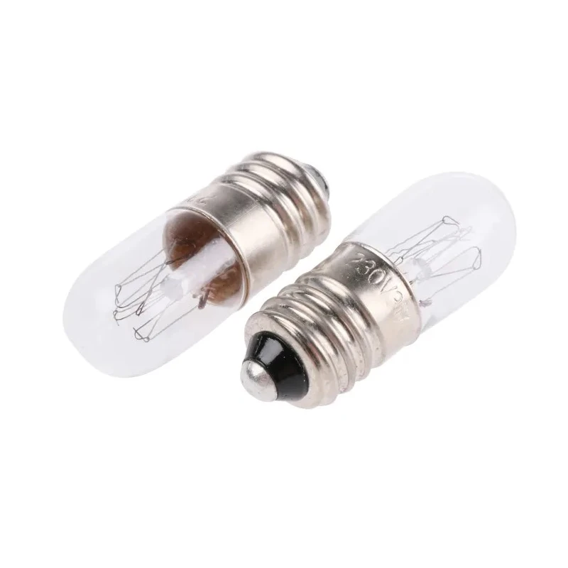 RS PRO E10 Indicator Light Clear Lens 230V 13mA 1000h Lifespan 339-3254