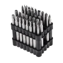 MTI Screwdriver Bit Set Hex Phillips Pozidriv Slotted Torq Set Mplus Torx Tri-Wing 32 Pieces 75mm 1/4 in Drive 560-201