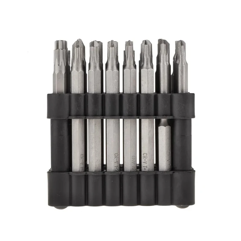 MTI Screwdriver Bit Set Hex Phillips Pozidriv Slotted Torq Set Mplus Torx Tri-Wing 32 Pieces 75mm 1/4 in Drive 560-201