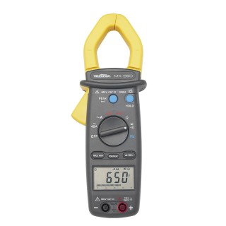 Metrix Clamp Meter with 1 kA AC/DC Current, 1000 V DC, 600 V AC, CAT III Safety MX0650-Z