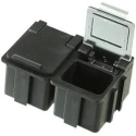 Licefa Grey ABS Compartment Box 21 mm x 29 mm x 22 mm SMD-BOX N 1-6-6-10-1L
