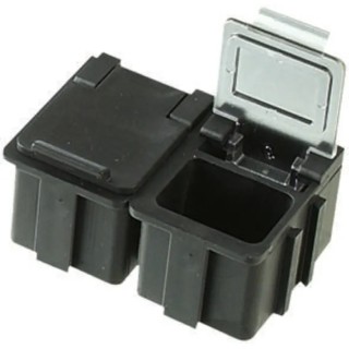 Licefa Grey ABS Compartment Box 21 mm x 29 mm x 22 mm SMD-BOX N 1-6-6-10-1L