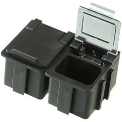 Licefa Grey ABS Compartment Box 21 mm x 29 mm x 22 mm SMD-BOX N 1-6-6-10-1L