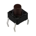 APEM Brown Tactile Switch Button 3.5 mm, SPST 50mA 12 V dc, PCB DTS63NV